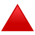 Red Triangle Pointed Up Emoji Joypixels