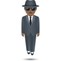 Person In Suit Levitating Emoji Joypixels