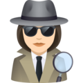 Woman Detective Emoji Joypixels