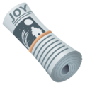Rolled Up Newspaper Emoji Joypixels