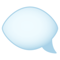 Left Speech Bubble Emoji Joypixels
