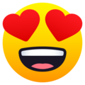 Smiling Face With Heart Eyes Emoji Joypixels