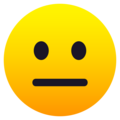 Neutral Face Emoji Joypixels