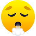 Face Exhaling Emoji Joypixels