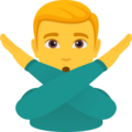 Man Gesturing No Emoji Joypixels