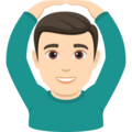 Man Gesturing Ok Emoji Joypixels