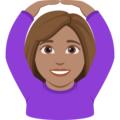 Woman Gesturing Ok Emoji Joypixels