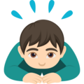 Man Bowing Emoji Joypixels