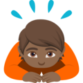 Person Bowing Emoji Joypixels