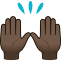 Raising Hands Emoji Joypixels