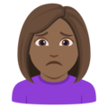 Woman Frowning Emoji Joypixels