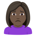 Woman Frowning Emoji Joypixels