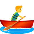 Man Rowing Boat Emoji Joypixels