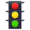 Vertical Traffic Light Emoji Joypixels