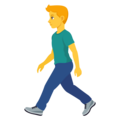 Man Walking Emoji Joypixels