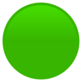 Large Green Circle Emoji Joypixels