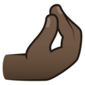 Pinched Fingers Emoji Joypixels