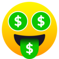 Money Mouth Face Emoji Joypixels