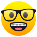 Nerd Face Emoji Joypixels