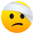 Face With Head Bandage Emoji Joypixels