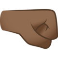 Right Facing Fist Emoji Joypixels