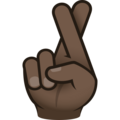Crossed Fingers Emoji Joypixels