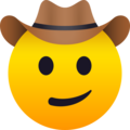 Cowboy Hat Face Emoji Joypixels