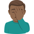 Man Facepalming Emoji Joypixels