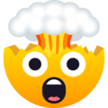 Exploding Head Emoji Joypixels