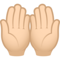 Palms Up Together Emoji Joypixels