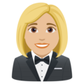 Woman In Tuxedo Emoji Joypixels