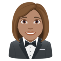 Woman In Tuxedo Emoji Joypixels