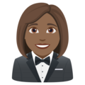 Woman In Tuxedo Emoji Joypixels