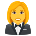 Woman In Tuxedo Emoji Joypixels