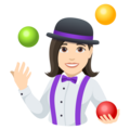 Woman Juggling Emoji Joypixels
