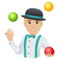 Man Juggling Emoji Joypixels