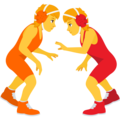 People Wrestling Emoji Joypixels