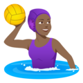 Woman Playing Water Polo Emoji Joypixels