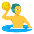 Man Playing Water Polo Emoji Joypixels