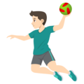 Man Playing Handball Emoji Joypixels