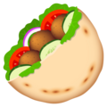 Stuffed Flatbread Emoji Joypixels