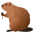 Beaver Emoji Joypixels