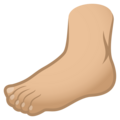 Foot Emoji Joypixels