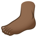 Foot Emoji Joypixels