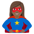 Woman Superhero Emoji Joypixels
