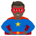 Man Superhero Emoji Joypixels