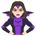 Woman Supervillain Emoji Joypixels