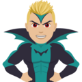 Man Supervillain Emoji Joypixels