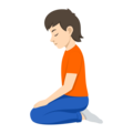 Person Kneeling Emoji Joypixels