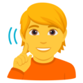 Deaf Person Emoji Joypixels